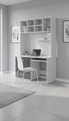 Bureau Table haute brillance Gris Bureau Chambre d'enfants Chambre de jeunes Tables neuves