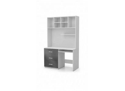 Bureau Table haute brillance Gris Bureau Chambre d'enfants Chambre de jeunes Tables neuves
