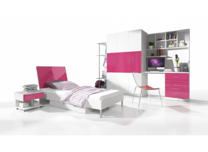 Étagère Bibliothèque Meuble d'angle Armoire en bois pour chambre d'enfant Mobilier de chambre de jeunesse