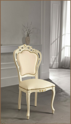 Chaises de salle à manger Chaises classiques en bois pour salle à manger Chaise inclinable de salle à manger Meubles italiens