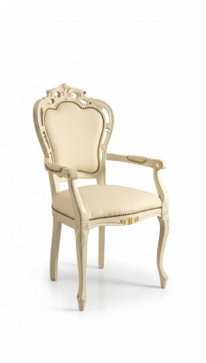 Chaise Chaise de salle à manger Mobilier Chaises Bois Classique r fauteuil de design de luxe neuf
