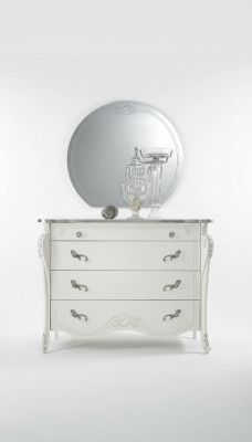 Commode Blanche Style Bois Mobilier Commodes de Nouveau Design de Mobilier Italien MobilPiu