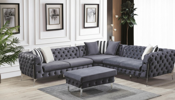Canapé d'angle Canapé d'angle Canapés Canapé Chesterfield Paysage de vie