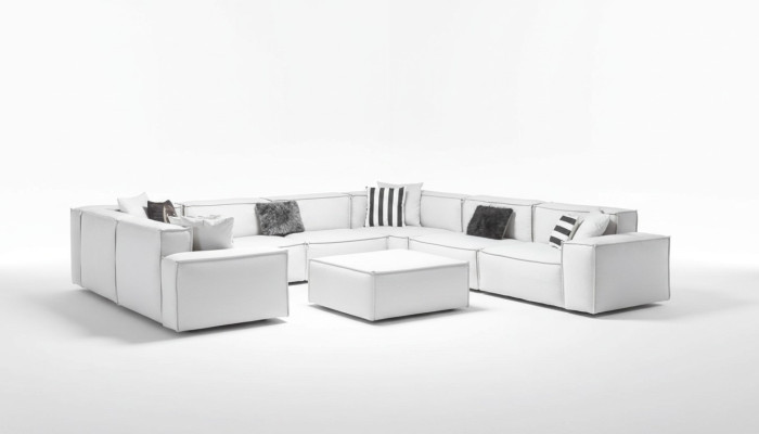 Tabouret Blanc Salon Meubles Élégants Design de Luxe Style Italien