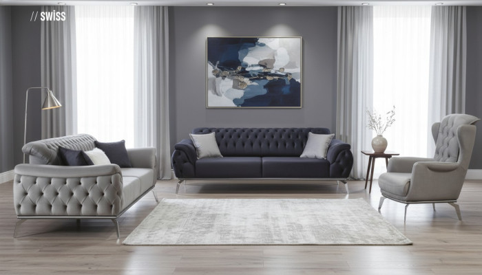 Fauteuil 1 place Blanc Fauteuil Design de Luxe Mobilier Élégant Style Italien