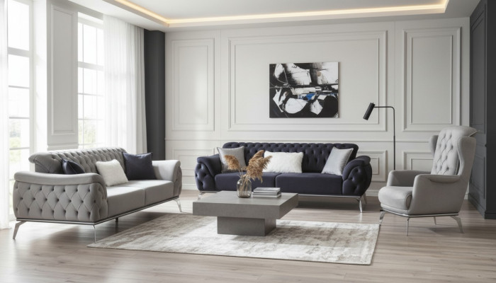 Canapé Chesterfield Trois Places Canapé Canapés Mobilier de Luxe Ameublement