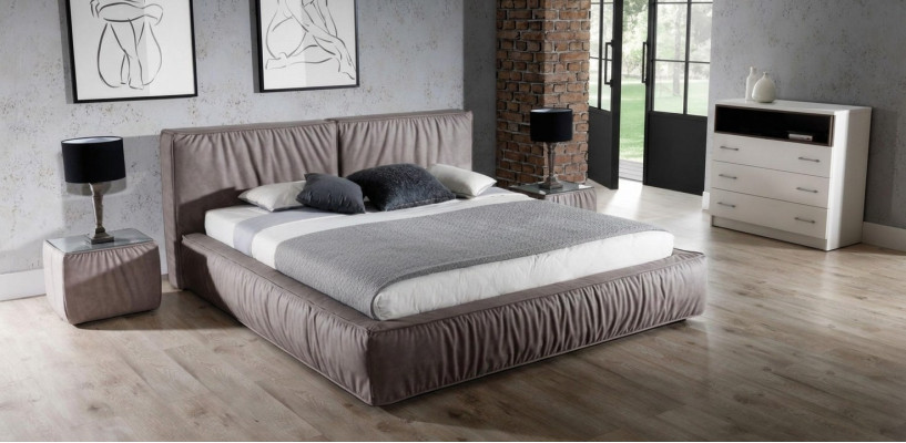 Lit Chambre Marron Bois Meubles Textile Style Art Déco Classique