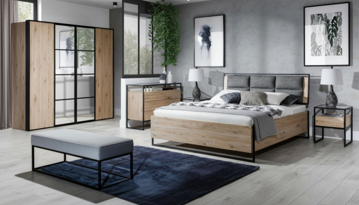 Garde-robe Marron Bois Mobilier Design Élégant Chambre Moderne Nouvelle garde-robe