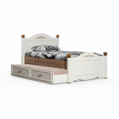 Lit pour enfants Chambre d'enfants Lit Chambre Design de luxe Mobilier Bois Chambre de jeunes