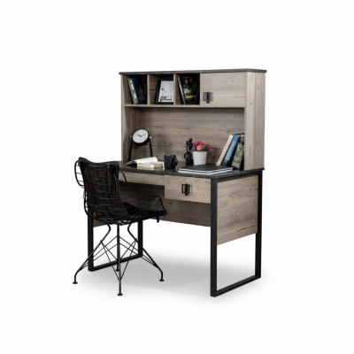 Bureau Moderne en Bois pour Jeunesse Chambre d'Enfants Marron Mobilier Design Chambre à Coucher Nouveau