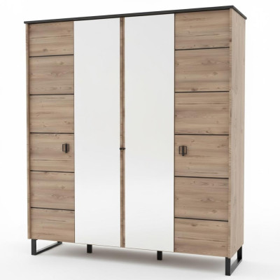 Armoire brune Chambre de jeunes Armoire Chambre d'enfants Design Moderne Nouvelle