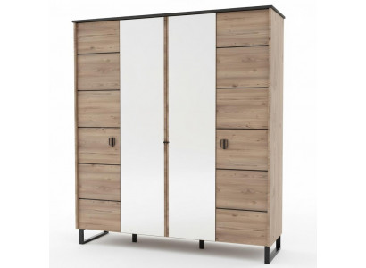 Armoire brune Chambre de jeunes Armoire Chambre d'enfants Design Moderne Nouvelle