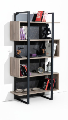 Étagère à livres Moderne en bois Chambre d'enfants Brown Armoire Mobilier Design Chambre à coucher nouveau