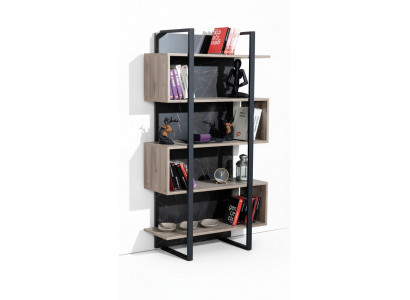 Étagère à livres Moderne en bois Chambre d'enfants Brown Armoire Mobilier Design Chambre à coucher nouveau