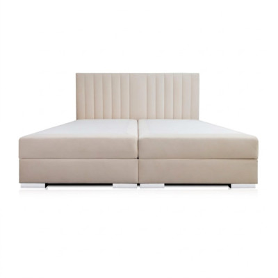 Un lit confortable et fonctionnel est fabriqué avec des matériaux de haute qualité dans un style moderne.