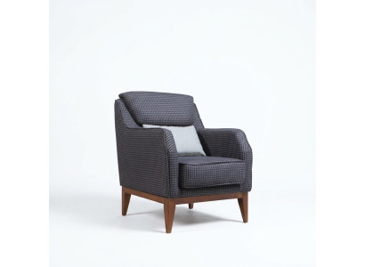 Gris Rembourrage Fauteuil à accoudoirs Unique Chaise Design Rembourrée