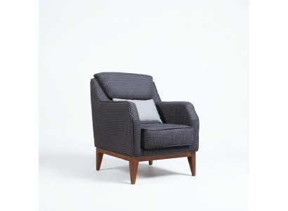 Gris Rembourrage Fauteuil à accoudoirs Unique Chaise Design Rembourrée