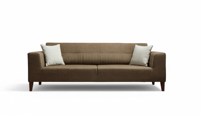 Sofa de salon 3 places Canapé Trois places Canapé en tissu Textile