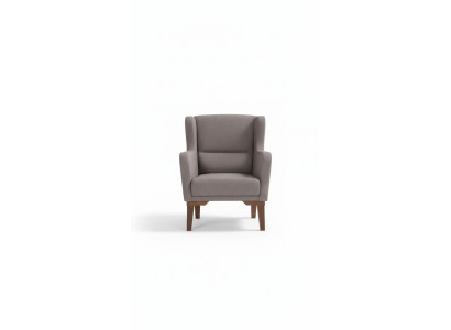 Fauteuil de luxe Rembourrage Mobilier Salon Fauteuil 1 place Tissu nouvelle couleur marron