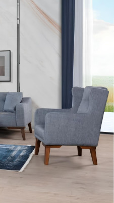 Ensemble de canapé 3+3+1 Siège complet et suite Fauteuil Textile 3 pièces