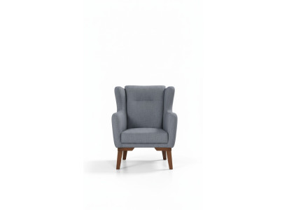 Fauteuil de luxe une place inclinable salon en bois gris meubles