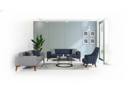 Sofas Modern Suite 331 Siège Textile Complet et Ensembles de Meubles