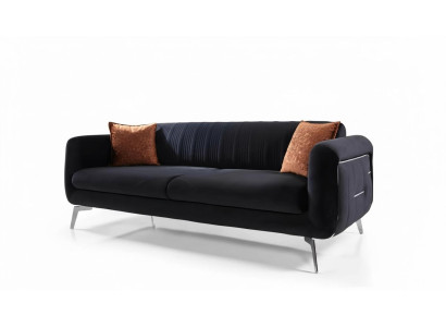 Canapé moderne trois places en tissu Design Canapé 3 places Meubles de salon
