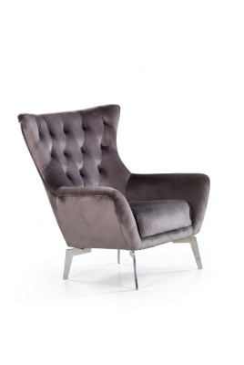 Fauteuil de luxe monoplace 1 place Rembourrage Tissu designer Textile Moderne
