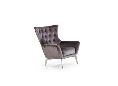 Fauteuil de luxe monoplace 1 place Rembourrage Tissu designer Textile Moderne