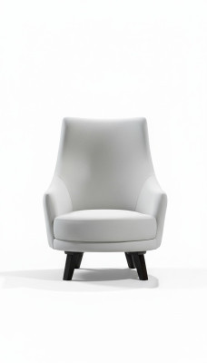 Fauteuil de salon moderne, design d'une seule place, couleur bois gris, en textile