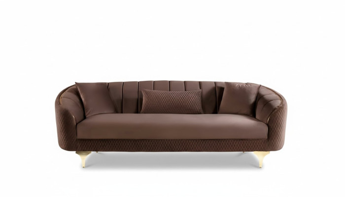 Sofa du salon Canapé 3 places Canapés Canapé rembourré Tissu de canapé Meubles Ameublement