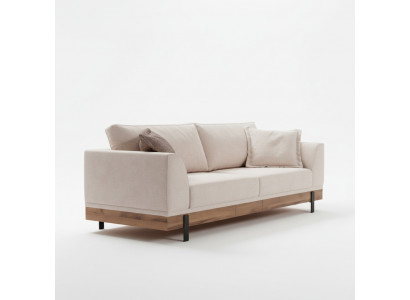 Canapé design 3 places Canapé rembourré Canapé moderne Canapés Mobilier de salon Beige