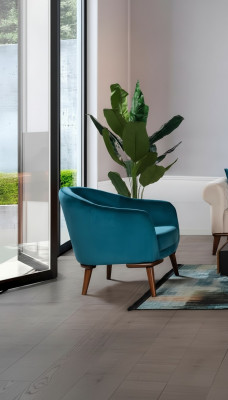 Fauteuil de luxe 1 place Fauteuil designer 1 place Rembourrage en textile