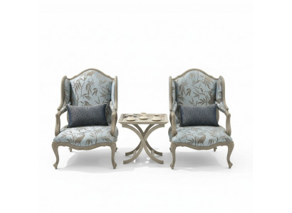 Fauteuil tissu monoplace Mobilier siège relax Design Canapé Textile Salon Fauteuil