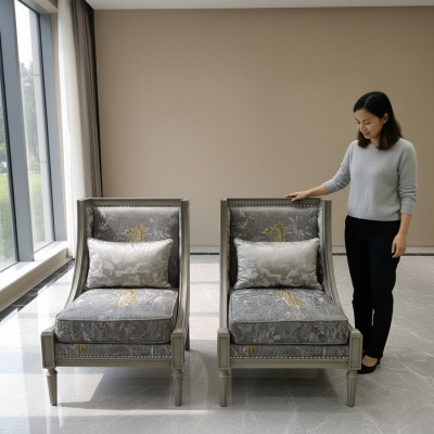Fauteuil en tissu design de luxe un siège rembourré Siège rembourré EinSeat Mobilier neuf