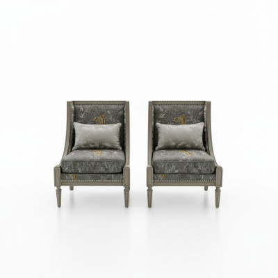 Fauteuil en tissu design de luxe un siège rembourré Siège rembourré EinSeat Mobilier neuf