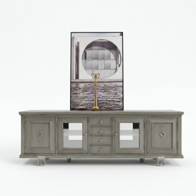 Console Armoire Lowboard Meubles Armoires Buffet Buffet Salon Buffet Bois Gris