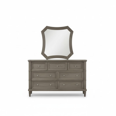 Luxueuse commode miroir Style Design Mobilier Moderne Nouvelle commode de chambre marron