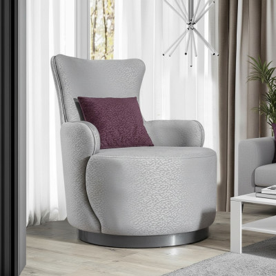 Fauteuil Club Rond Canapé Sofa Relaxant Siège Unique Revêtement Ameublement Mobilier