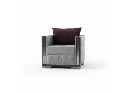 Fauteuil 1 place Mobilier Salon Canapé Sofa Relax Miroir Éléments