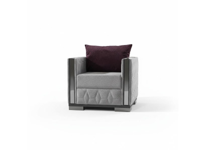 Fauteuil 1 place Mobilier Salon Canapé Sofa Relax Miroir Éléments