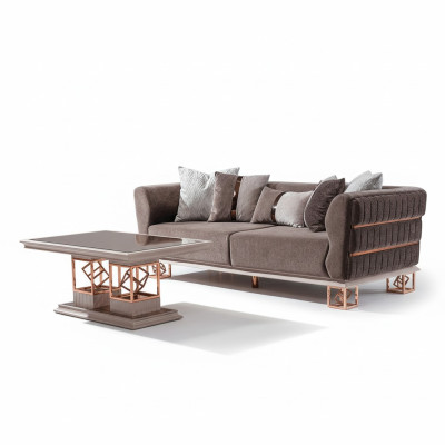 Salon Canapé Trois Places Canapé 3 Places Siège Design Moderne Style de Meubles Canapé