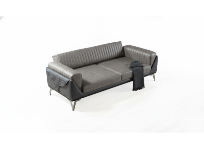 Canapé 3 places canapé bois Meubles canapés Canapé bois imitation cuir 240cm
