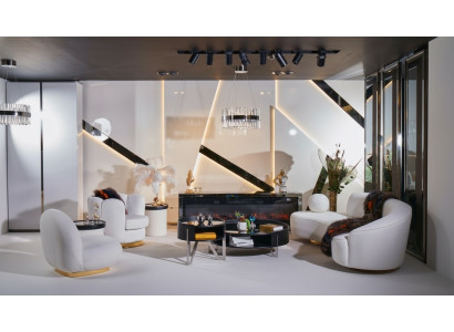 Ensemble de canapé 3+1 place Ensemble de suite de luxe Canapés Fauteuil de salon Blanc