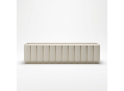 Meubles de luxe Buffet de salon en bois avec métal beige nouveau style moderne