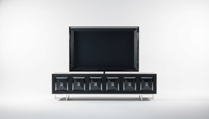 Support de télévision Fauteuil Table basse Table d'appoint Salon 5 pièces gris neuf