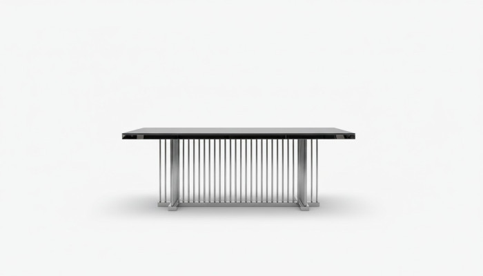 Tables de luxe Table de salle à manger Table de salle à manger en métal Style moderne nouvelle tendance Moderne