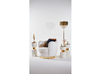 Fauteuil Design Salon Rembourrage Bois Tissu Rembourrage Moderne Luxe
