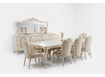 Tables Table à manger Table à manger Salle à manger Bois Table Baroque Salle à manger Mobilier de luxe neuf