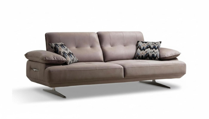 Meubles de style italien Canapé trois places Canapé rembourré Canapés de luxe Tissu textile